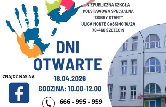 Dni otwarte – 18.04.2026 godzina 10.00-12.00